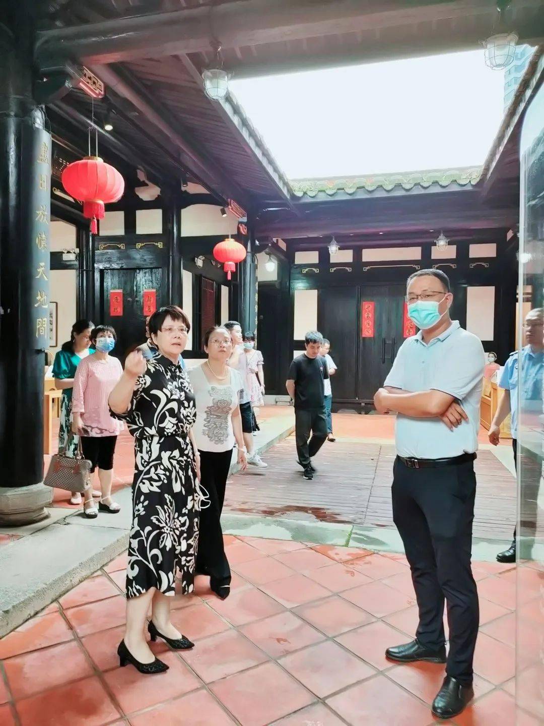 创建文明城市文旅人在行动市文旅局刘晶洁局长带队督导创城工作