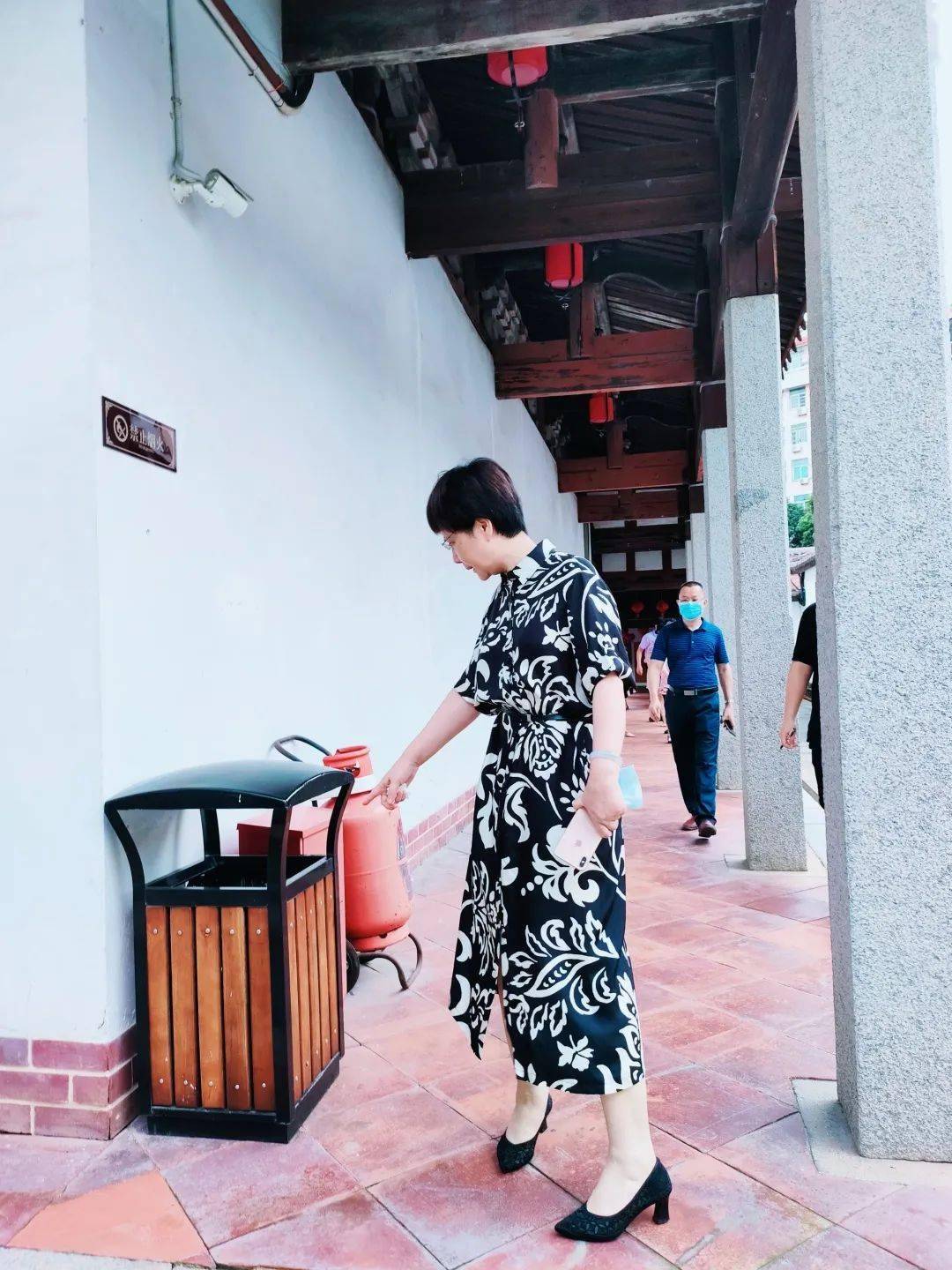 创建文明城市文旅人在行动市文旅局刘晶洁局长带队督导创城工作