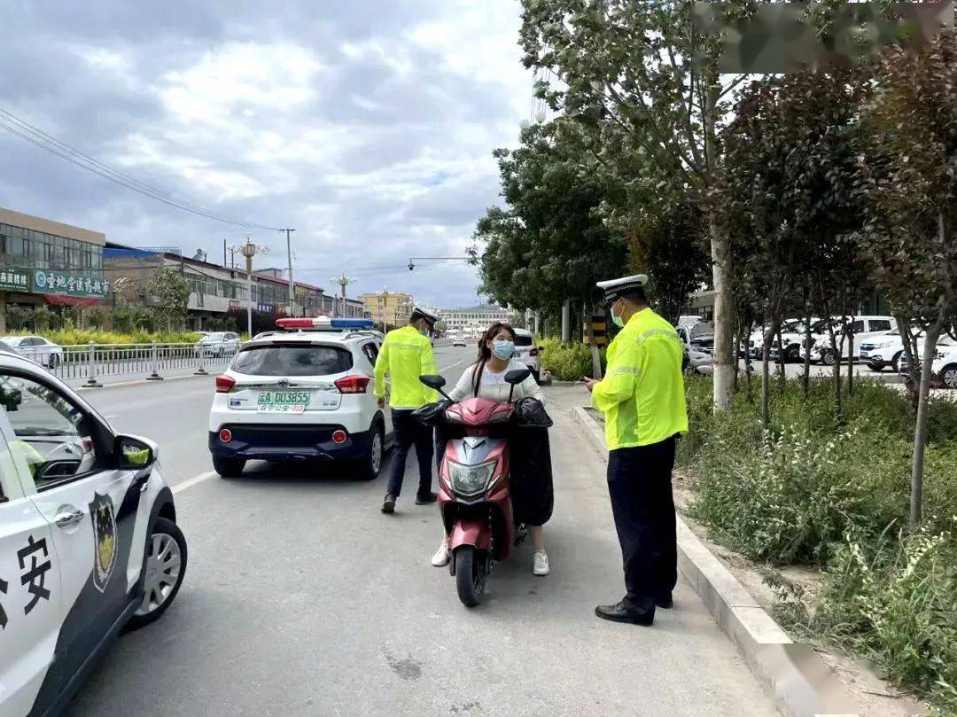 整顿会宁骑电动车上路无牌无证将被处罚