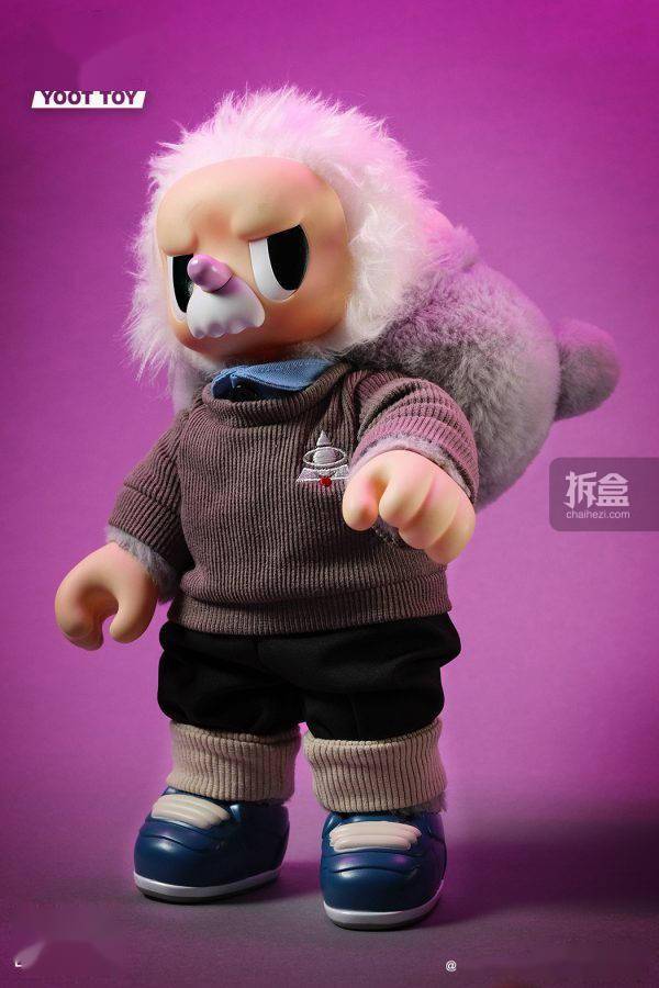 yoottoyrebelbear叛逆小熊天才与疯子爱因斯坦毛绒玩偶