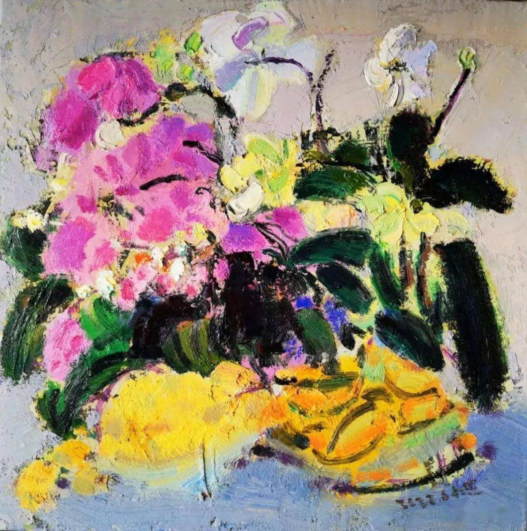 写生啦观莲赵九杰新作