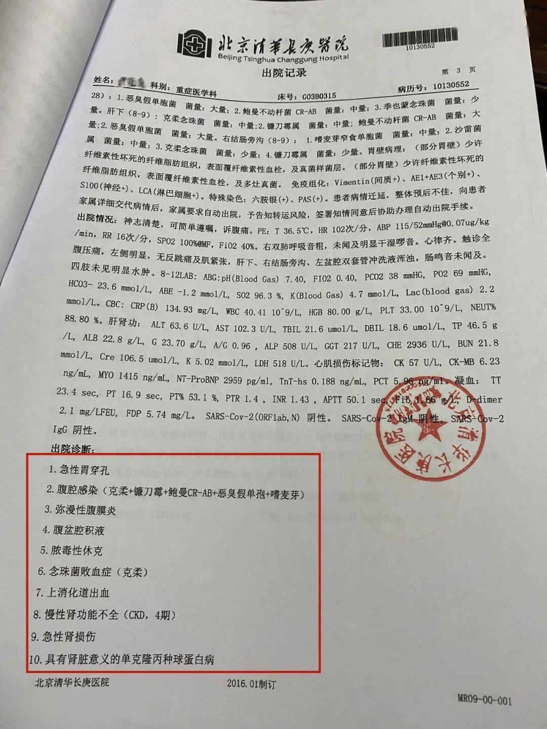 这在70岁的老人中也很常见,在入院前全检查了一遍,病历中记录了多达20