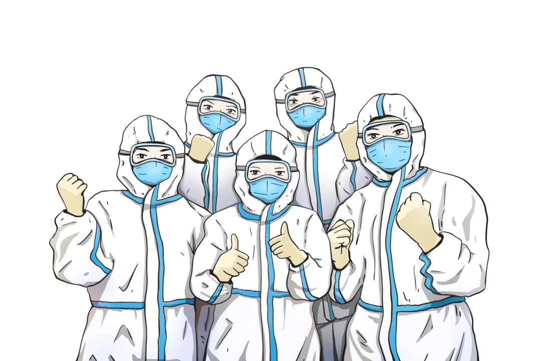 疫情防控人员高温来袭请注意