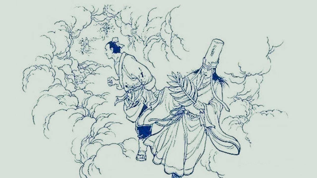 民间故事:男子坠崖,投胎后救白狐性命,男子:是你害我_范永杰_判官