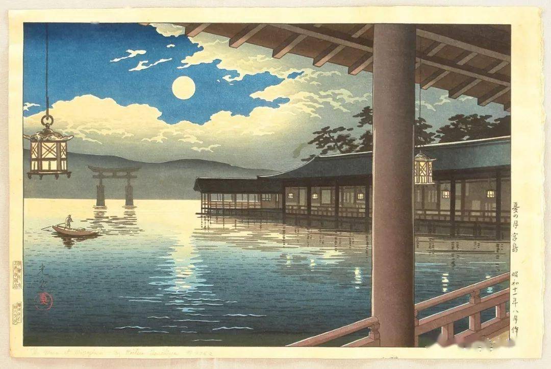 土屋光逸tsuchiya koitsu(1870-1949),日本著名的浮世绘师,版画家.