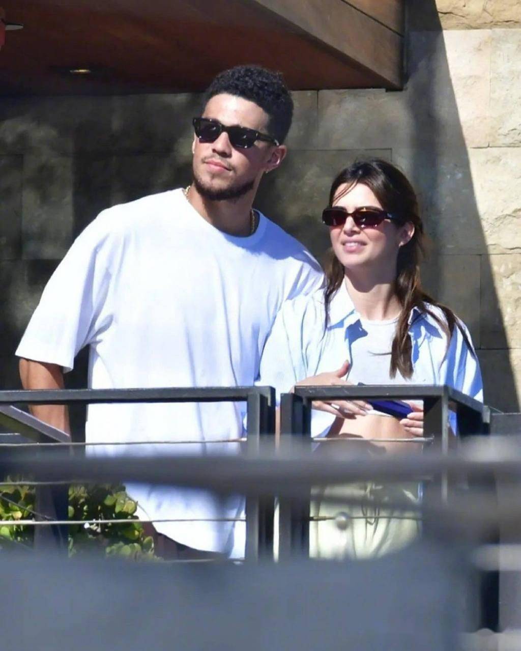 肯豆和与nba球星布克又同框了这是又在一起了676767