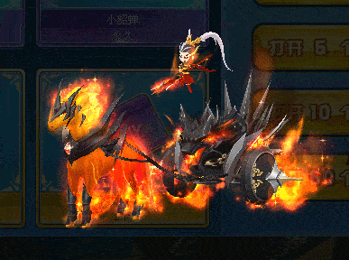 00宠物强化 10属性三级形态&强化形态小吕布头戴三叉束发紫金冠,拿