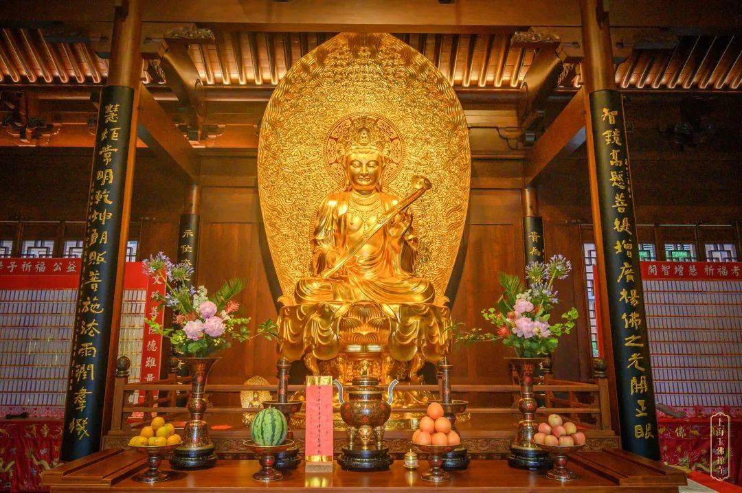 文殊殿开智启慧,蟾宫折桂祝愿即将参加上海中高考的学子们身心安泰,善