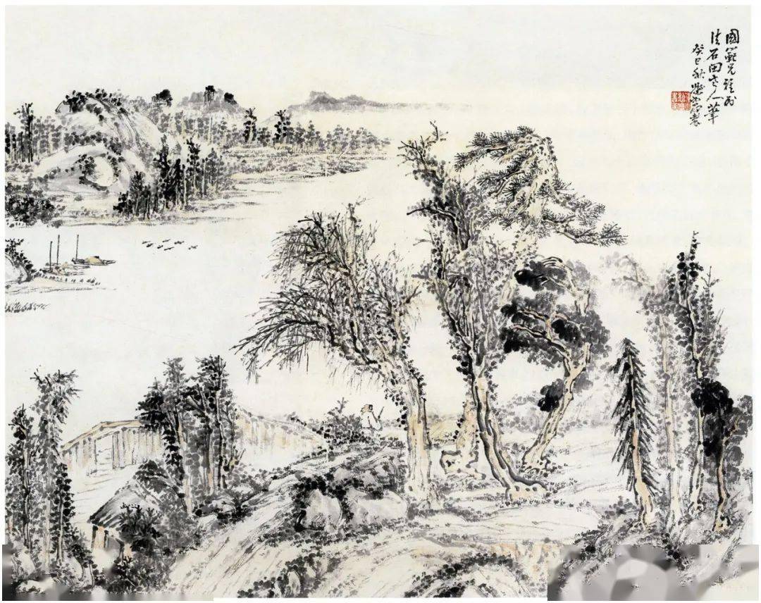 最后的画僧懒悟和尚山水册