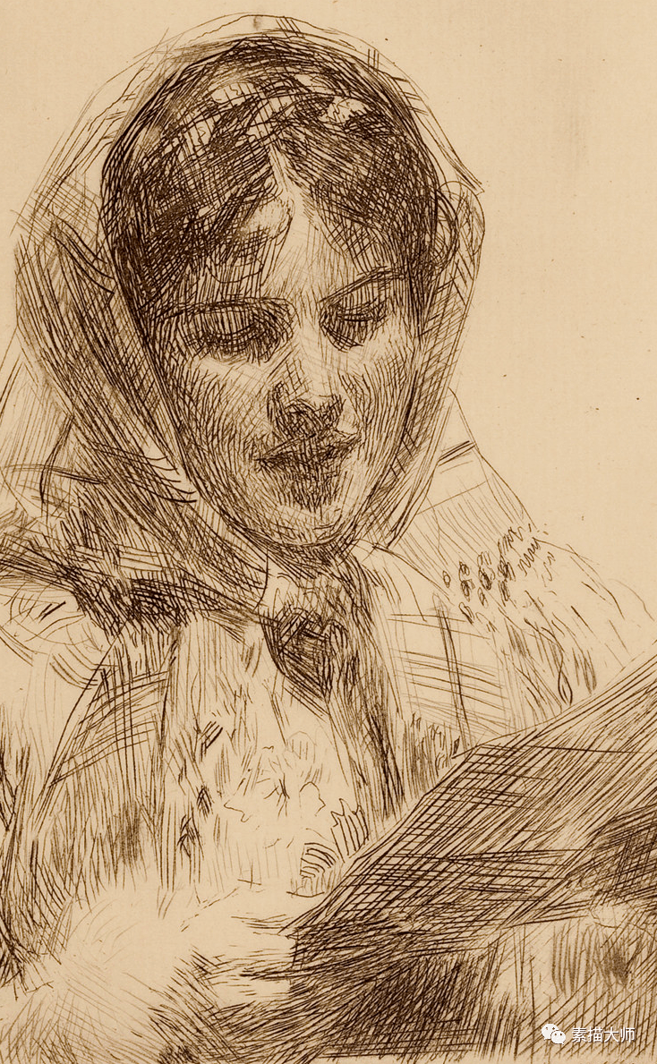 瑞典大师级画家安德斯佐恩素描速写