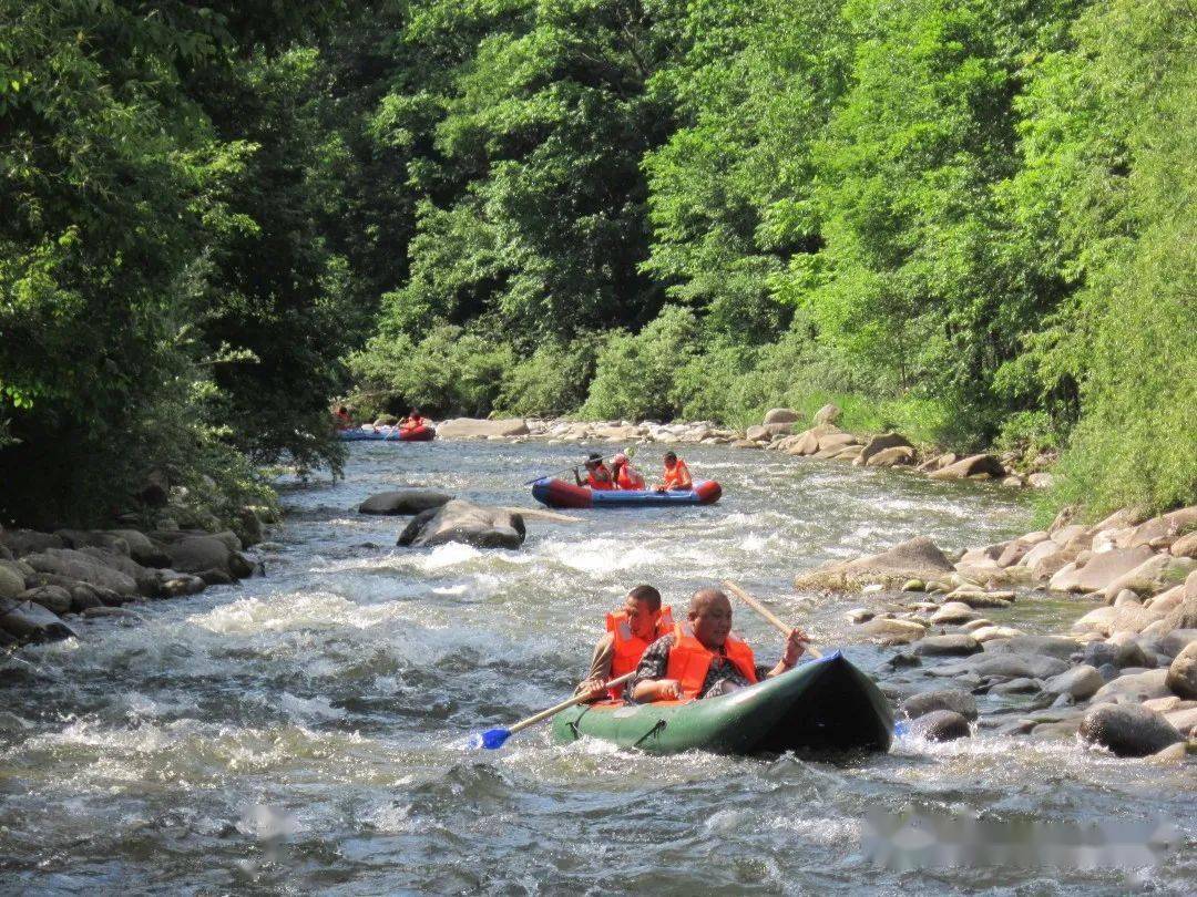 凉爽一夏牤牛河漂流开漂了