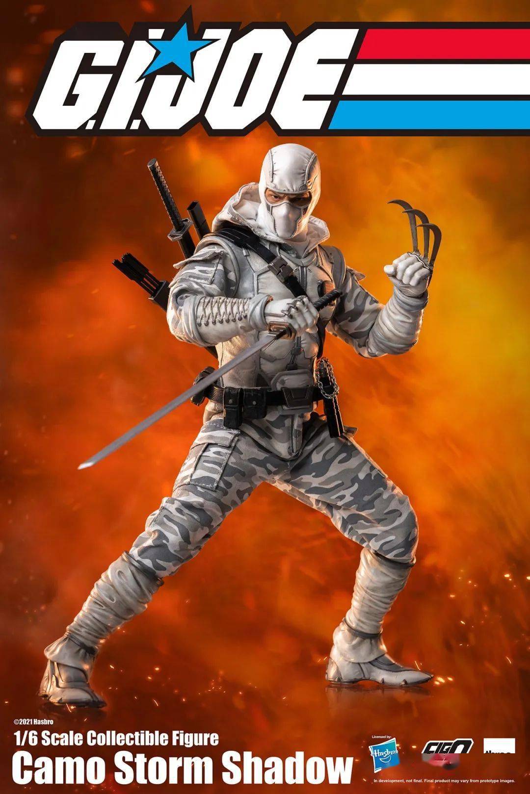 新品预定threezero3a16雪地白幽灵限量版3z03821w0可动人偶