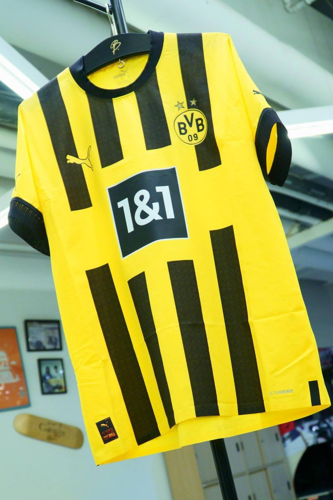 puma多特蒙德2022/23赛季主场球衣球员版_条纹_细节_设计