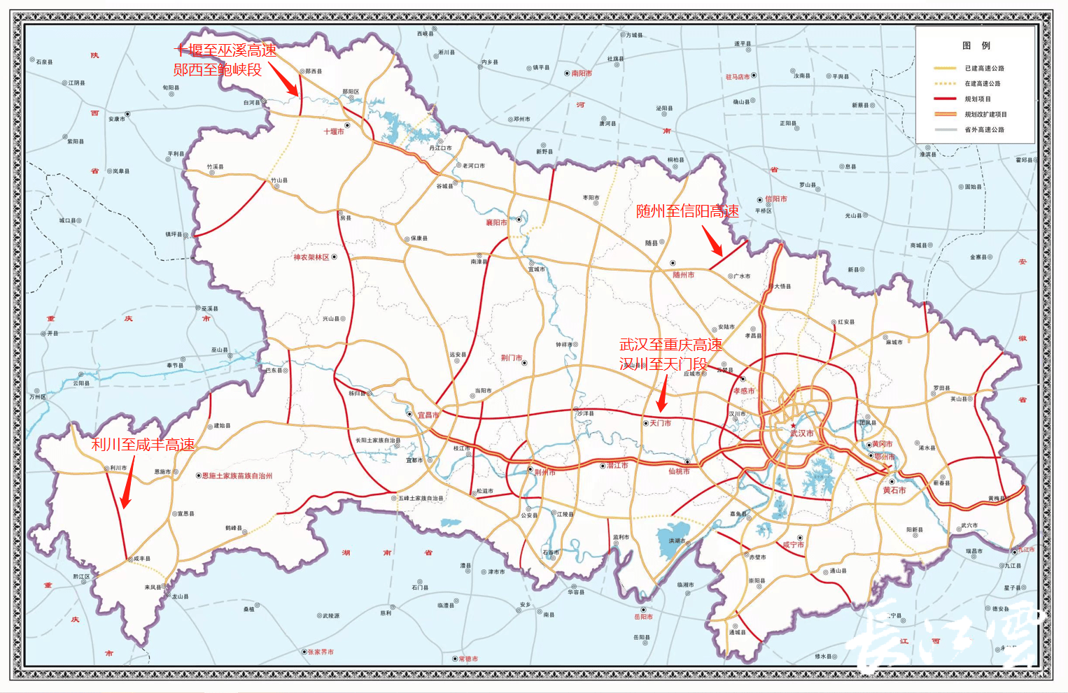 随州中环路路线图图片