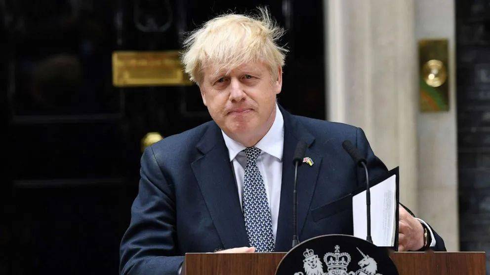 英国首相约翰逊宣布辞职