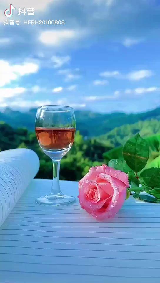 早安人生如酒酒杯太浅敬不到来日方长给我一杯忘记过去的酒来一杯敬