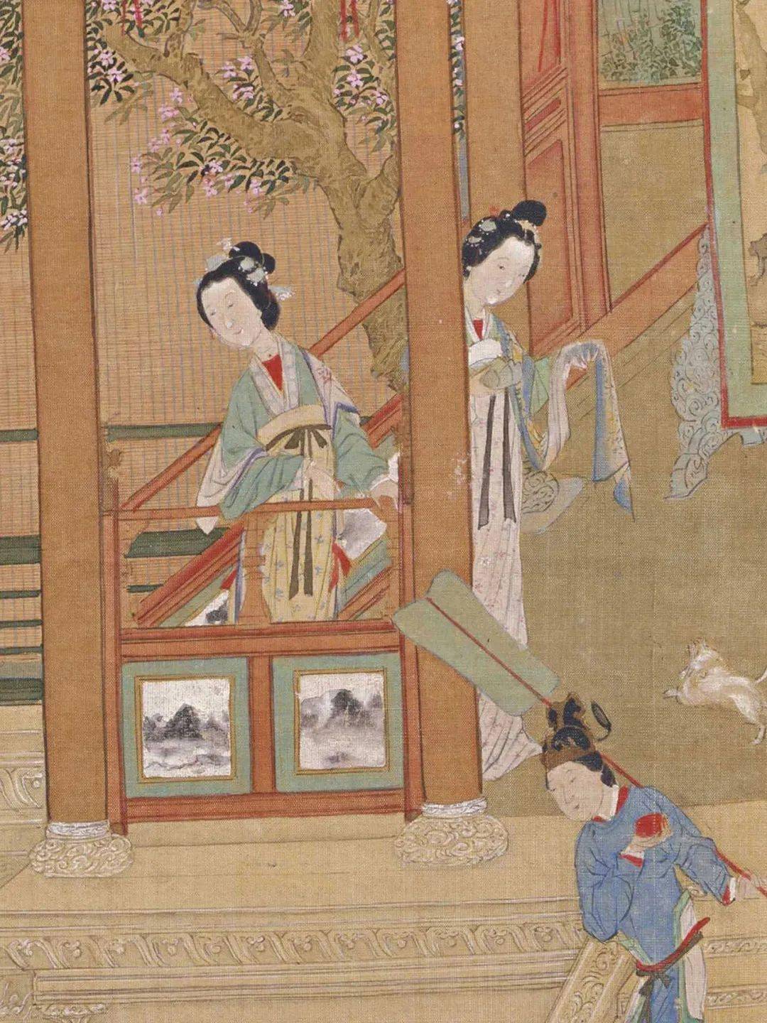 书画欣赏仇英的仕女画