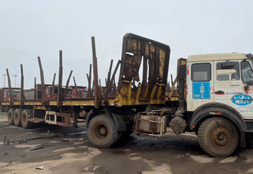 日照又一公司破产名下32辆报废工程车被拍卖
