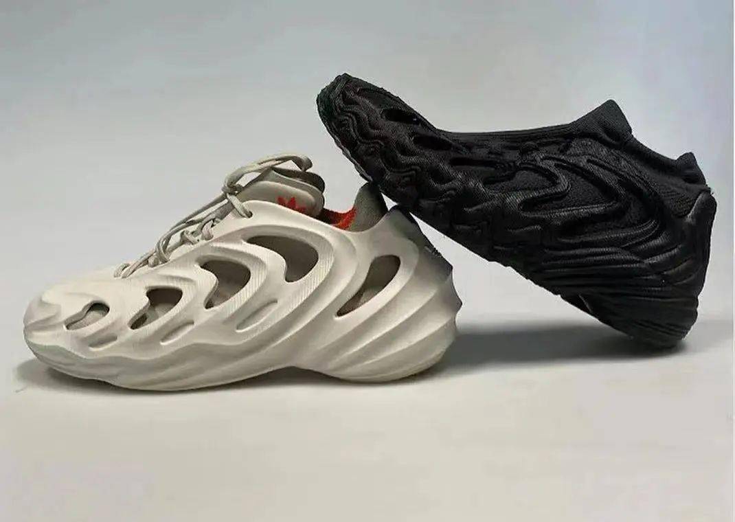 adidas普款新球鞋过于好看了水波纹拖鞋进阶版
