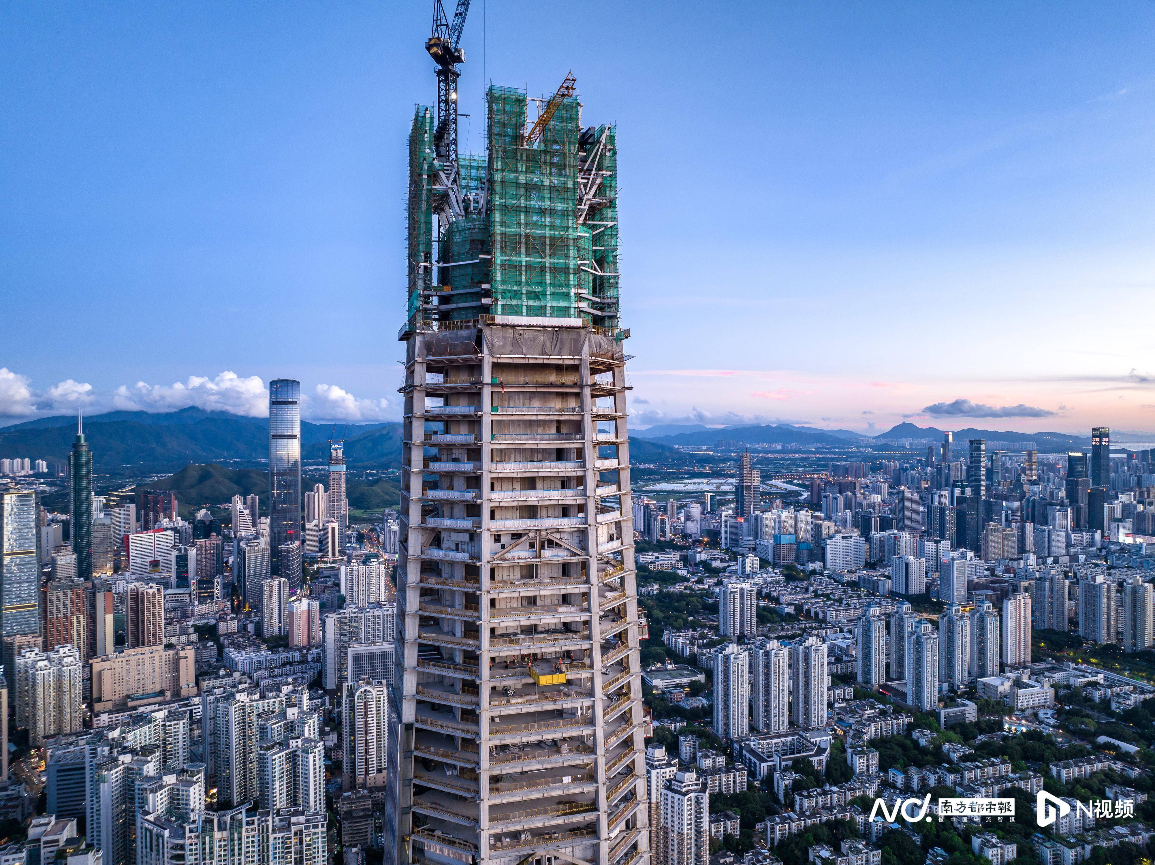 中国唯一入围2022全球超高建筑深圳城脉中心呼之欲出