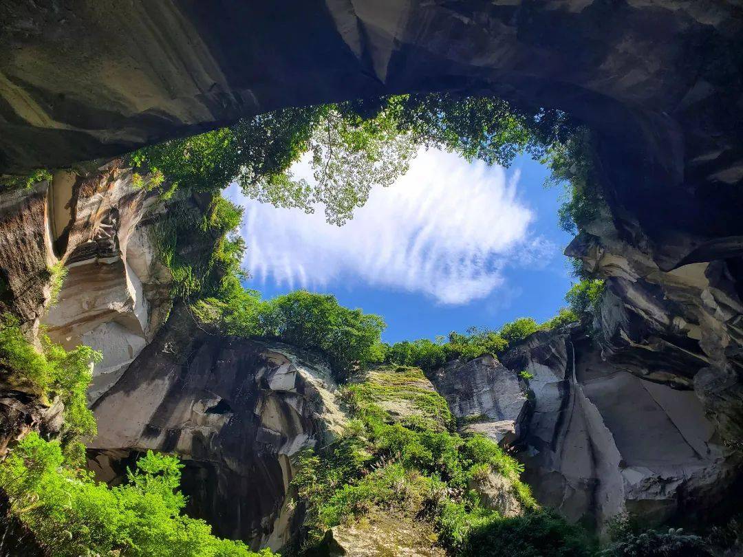 长屿硐天地图图片