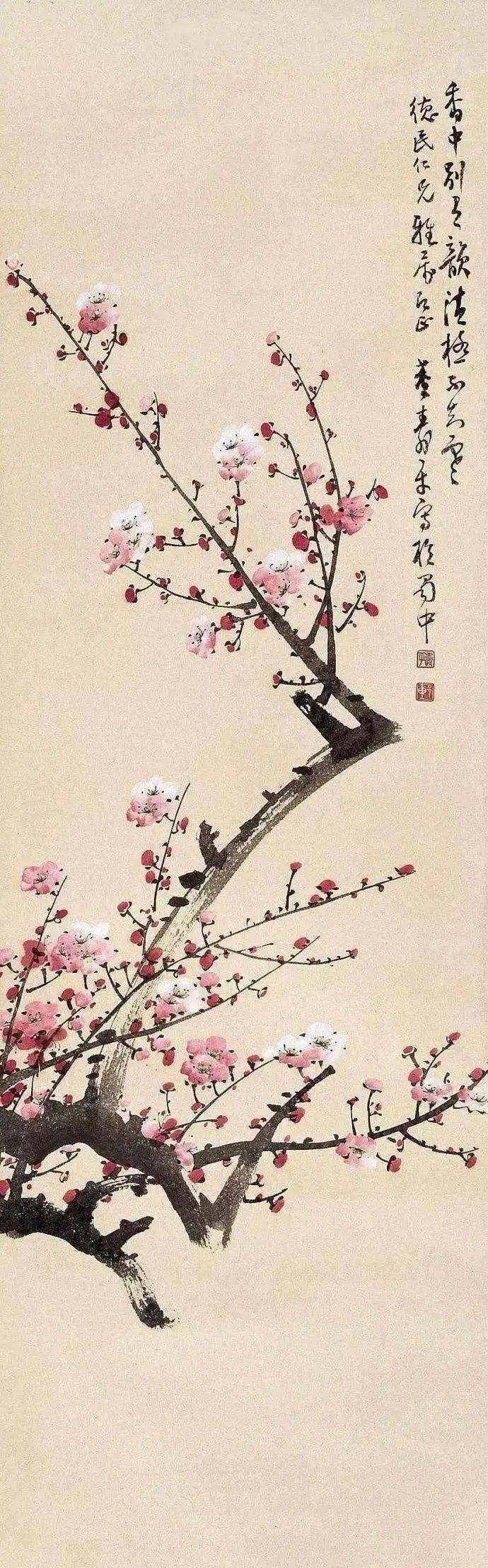 鉴赏| 暗香浮动见风骨——赏董寿平梅花_搜狐网