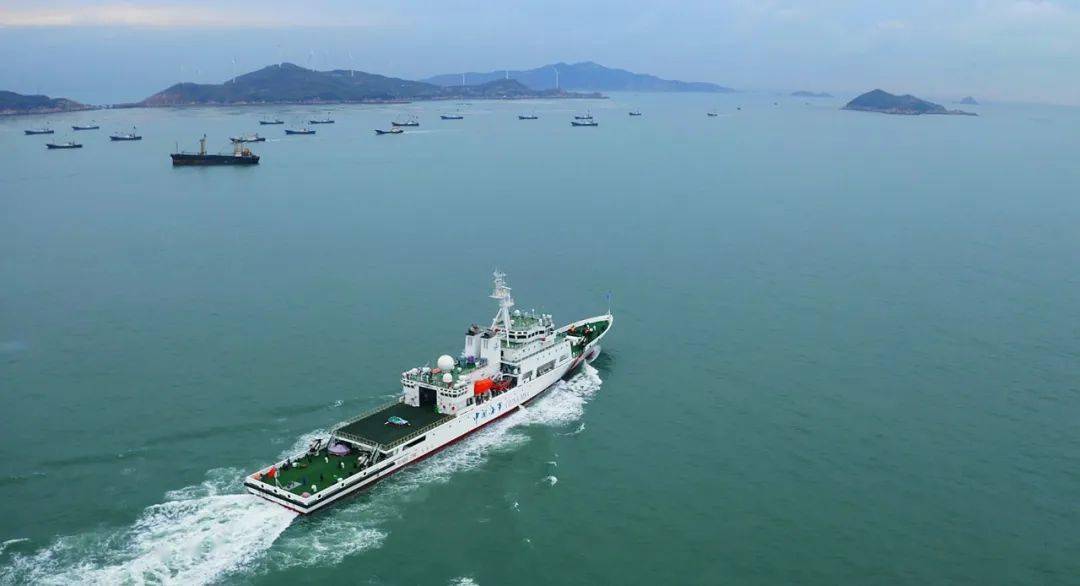 武船新洲双柳基地造海巡06即将巡航台湾海峡