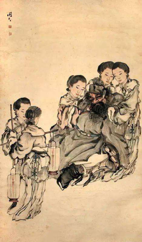 看了他的画,你才知道什么叫大写意人物_秦汉_闵贞_笔墨