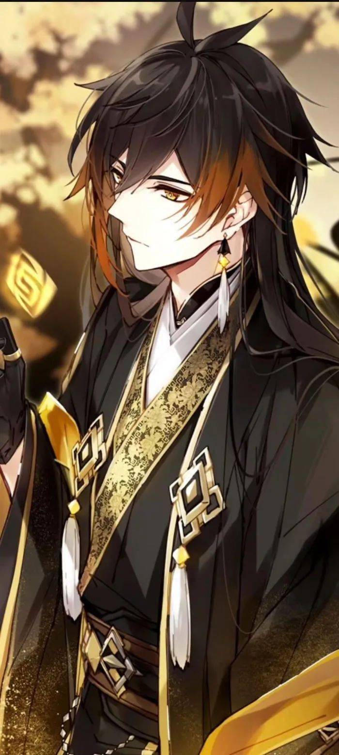 原神: 钟离 手机壁纸:世上仅有想不通的人,没有走不通的路.