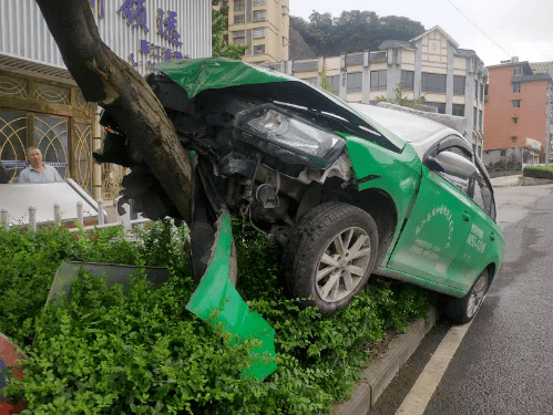 一个"上树",一个撞墙……贵州这三起车祸都是因为"它"_驾驶员_车辆