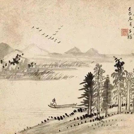 他的山水,得自然之真趣,意味无穷!_时加_相册_卢子枢