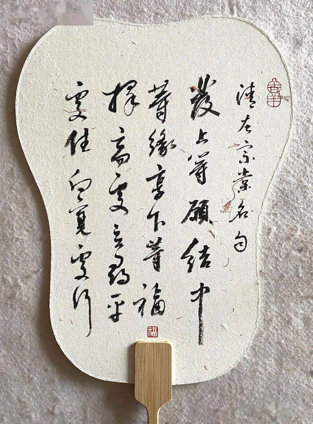 张伟舫书法作品欣赏(二)丨扇面书法 云水禅心