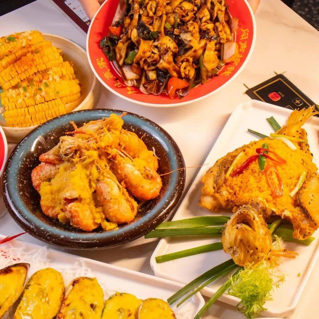 人均33吃爆膏奶油虾、巨型牛蛙！这个海鲜3人餐超抵食！_天河南街道_商家_天河区