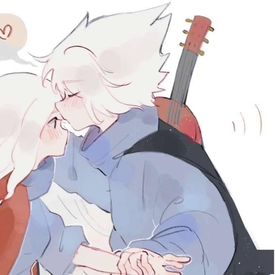 情侣头像 | 与你同行,不介路远_愈觉_时间_心窝窝