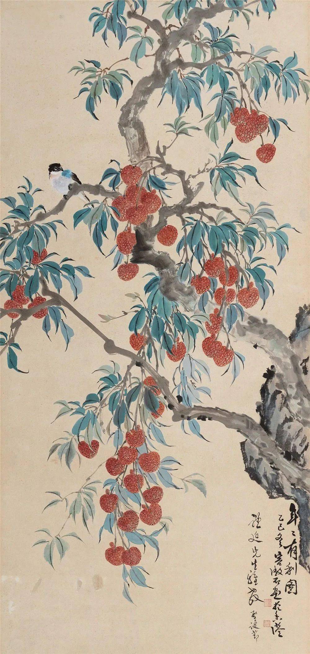 古今名家笔下的荔枝,令人垂涎!_古画_赵佶_翎毛