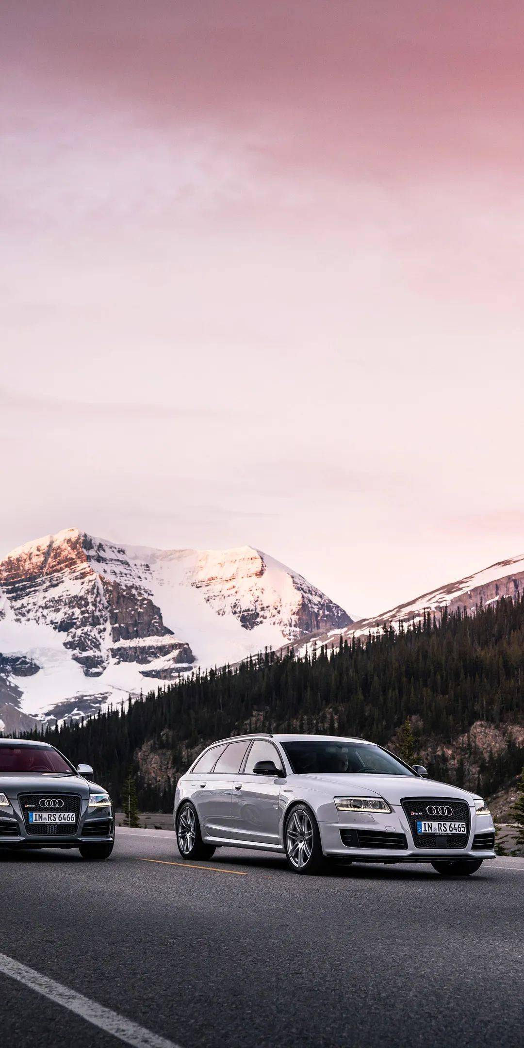 一辆搭载v10发动机的奥迪a6