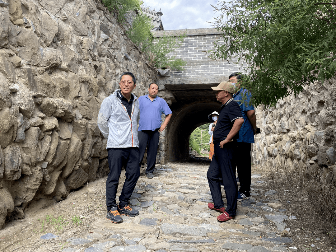 7月25日上午,门头沟区副区长马强同志带领区文旅局,龙泉镇一行实地