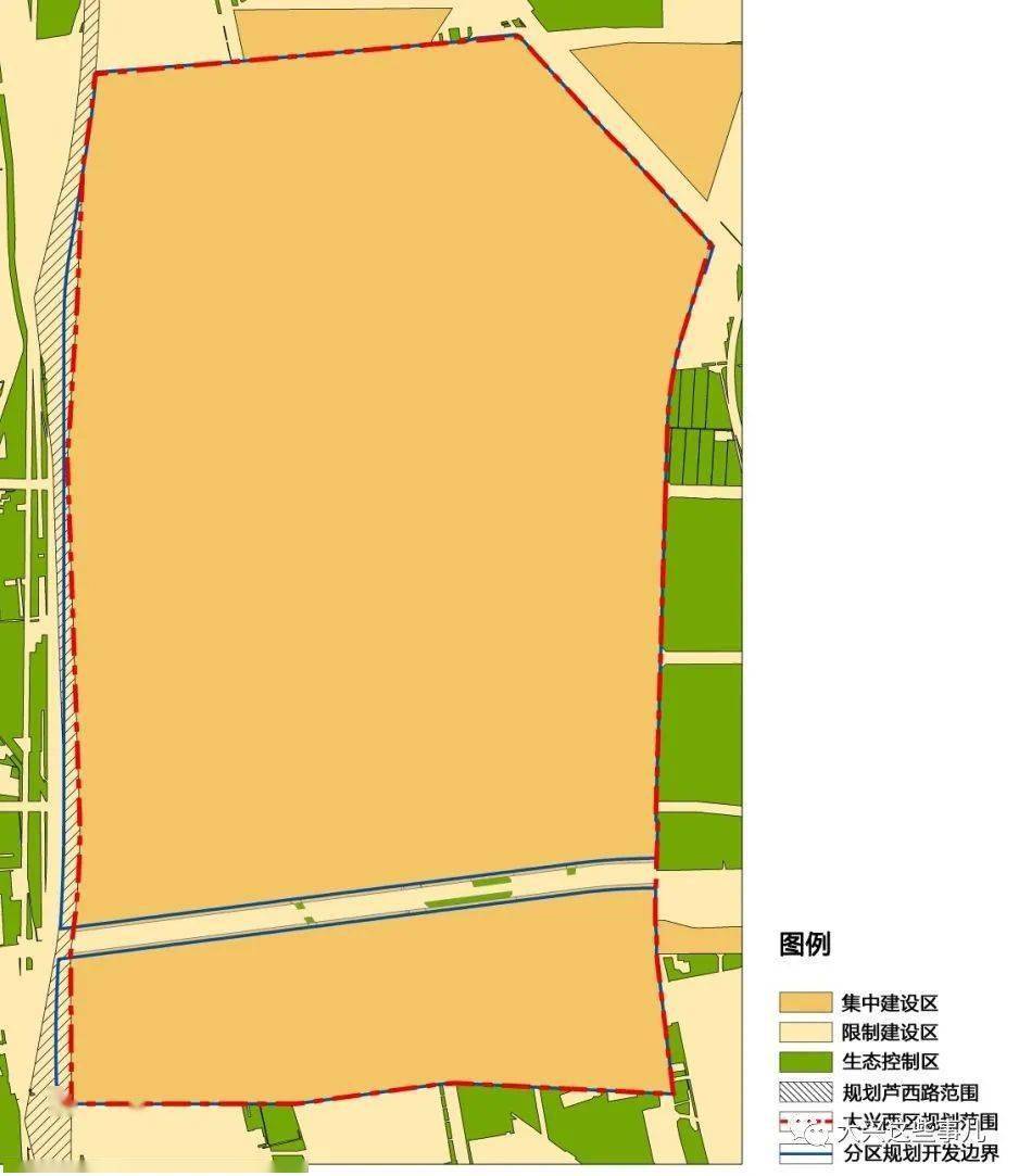 根據市級相關規定,現對《北京大興新城西片區dx00-0401～0413街區控制