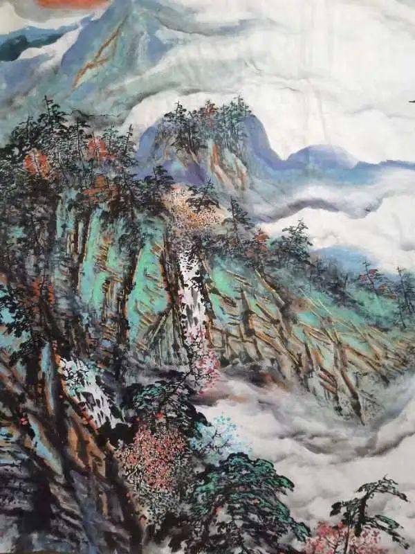 水云间返回搜狐,查看更多李正平国画作品《秋山万里壮神州》被天安门