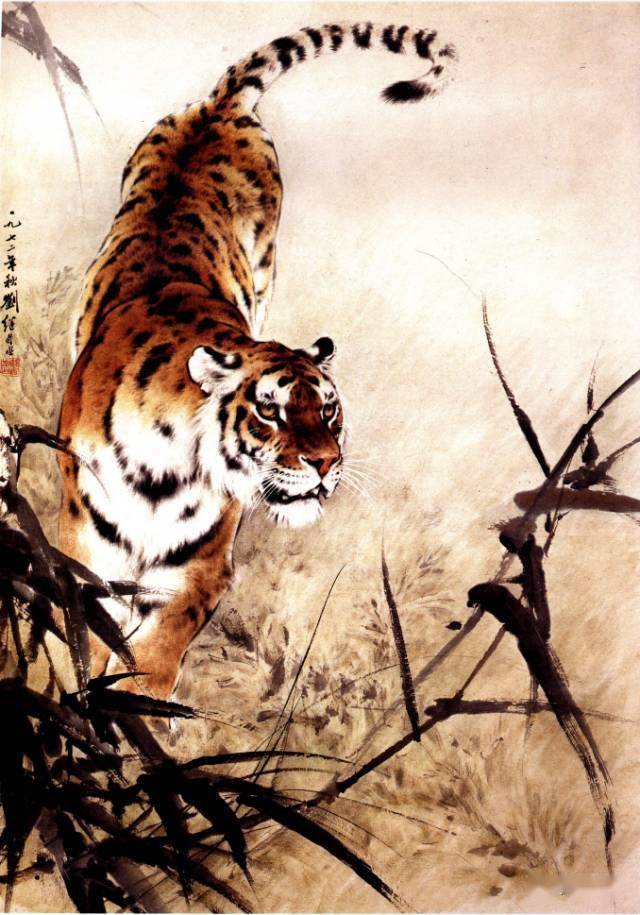 刘继卣动物画手稿图片