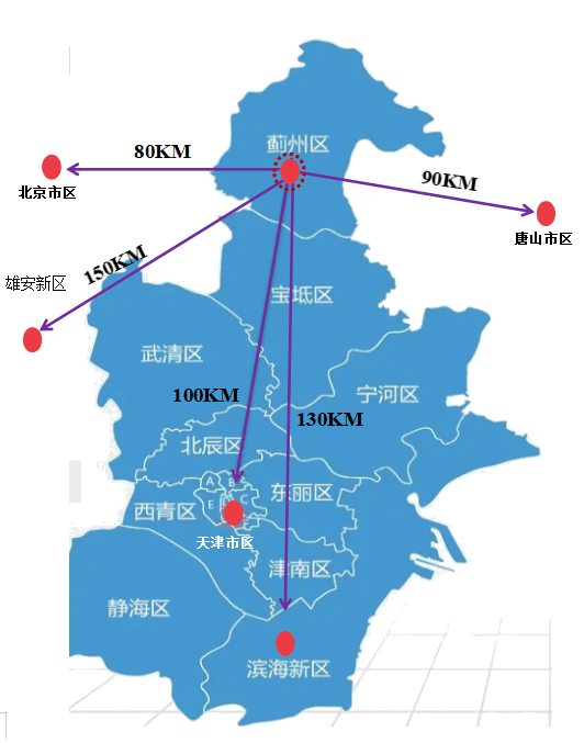 蓟州区地图各镇高清图片