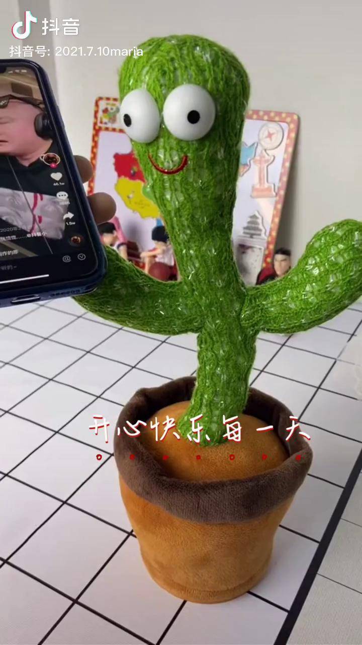会跳舞的仙人掌,宝宝到了学说话的阶段,快试试这个可爱造型的仙人掌