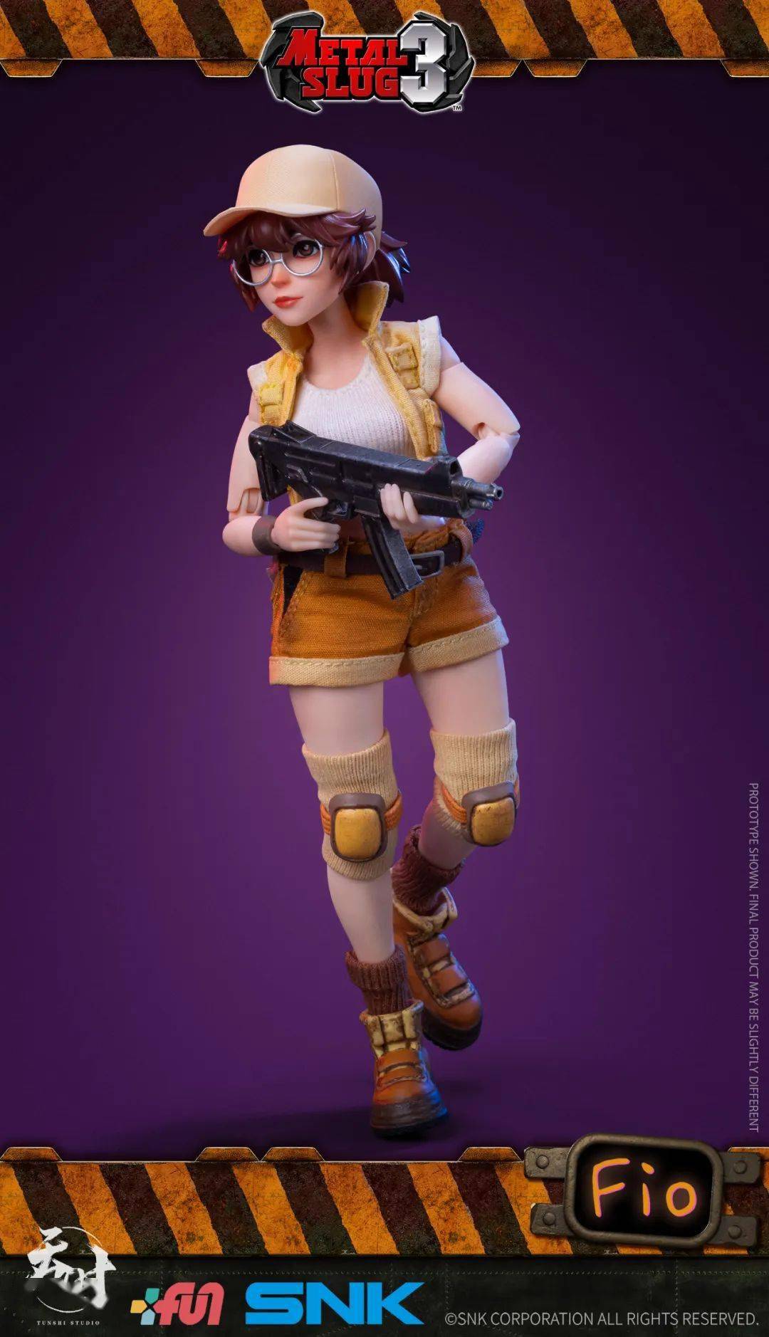 吞时工作室《合金弹头3》fio,又是一款暴露年龄的6寸人偶~_产品_效果