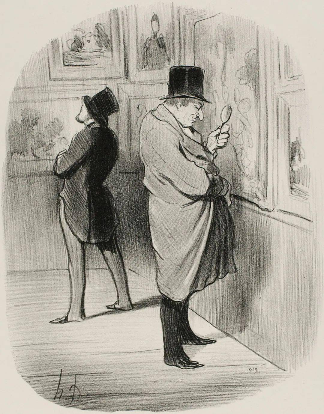 奥诺雷杜米埃的素描