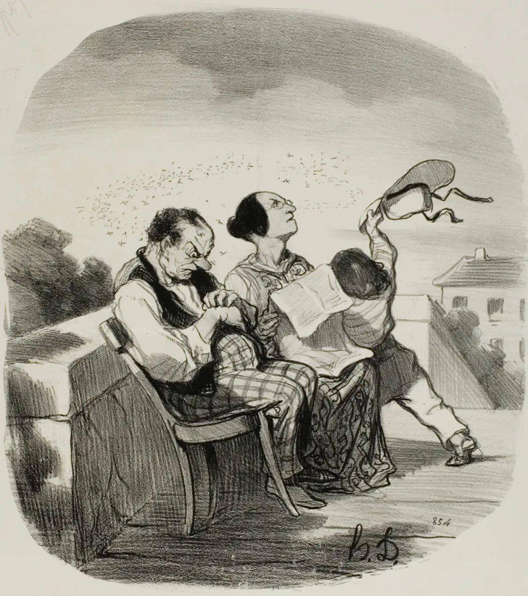奥诺雷杜米埃的素描