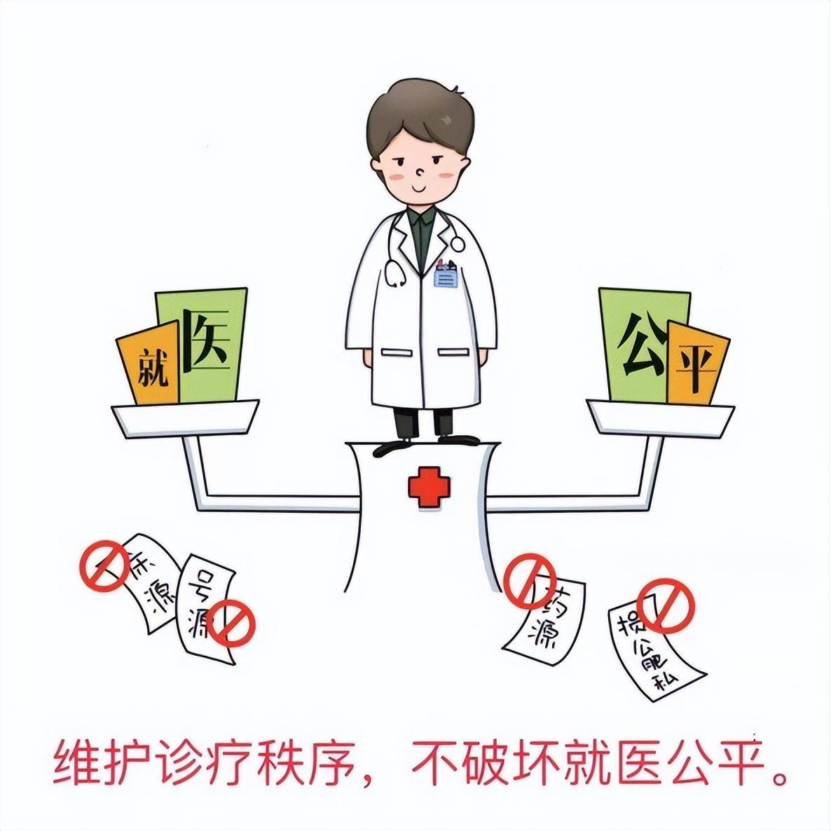 漫画图解医疗机构工作人员廉洁从业九项准则