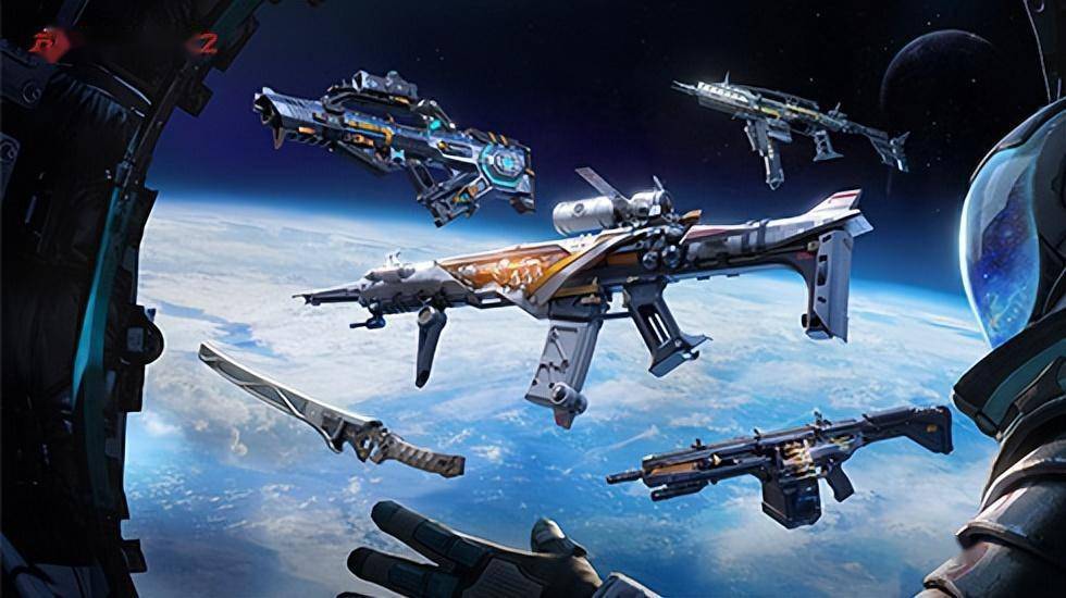 《生死狙击2》联动科幻世界推出的太空尖端武器「m4a1-行星动力」和空