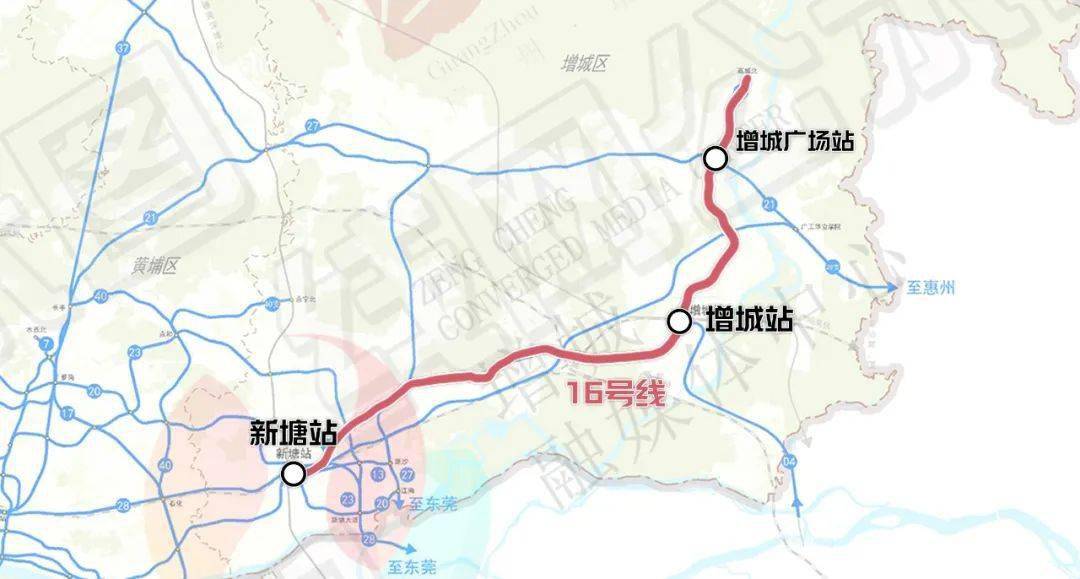 广州地铁16号线规划图图片