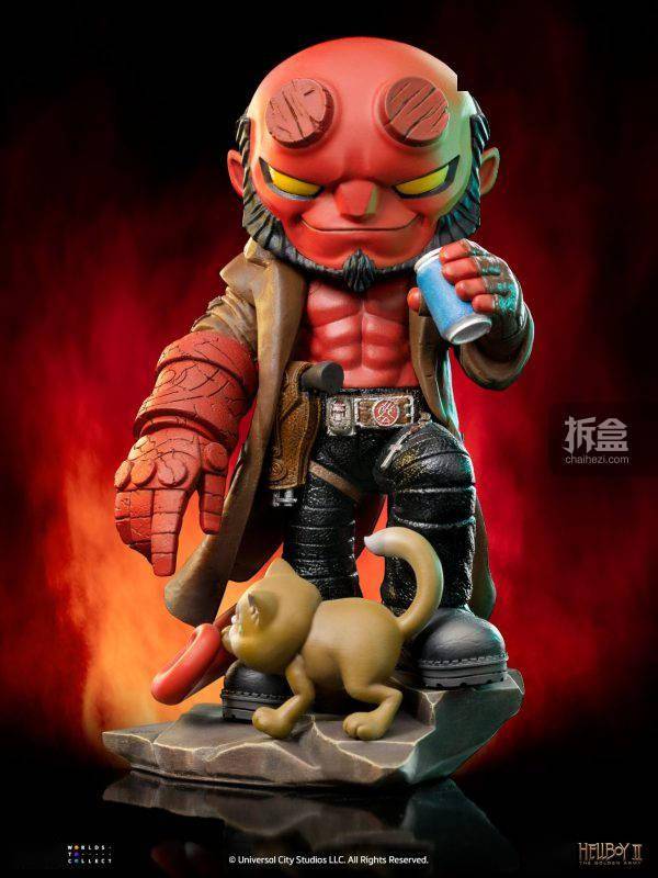 ironstudiosminico黑马漫画地狱男爵q版雕像