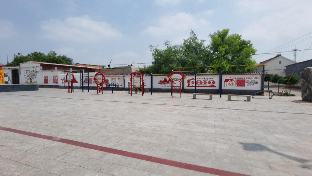 永乐街远景永乐街近景永乐街共筑中国梦文化墙永乐街喜迎二十大文化墙